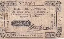 Francia 2 Sols 6 Deniers - Hautes-Alpes - Gap - 1792