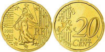 Francia 20 cent 2002 ? Proof (BE) ? From Official Set