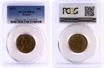Francia 20 Centimes Lagriffoul - 1973 - PCGS MS 66