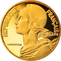 Francia 20 centimes Marianne - 1991 - Proof