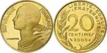 Francia 20 Centimes Marianne - 2000 Proof
