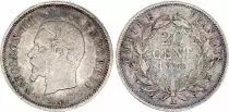 Francia 20 Centimes Napoleon III - 1854 A Paris Silver