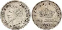 Francia 20 Centimes Napoleon III - 1867 K Bordeaux