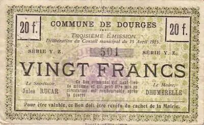 Francia 20 F Dourges