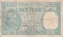 Francia 20 Francs - Bayard - 07-10-1916 - Serial Z.660 - F - P.74