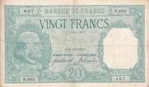 Francia 20 Francs - Bayard - 11-10-1916 - Serial R.683 - VF - P.74