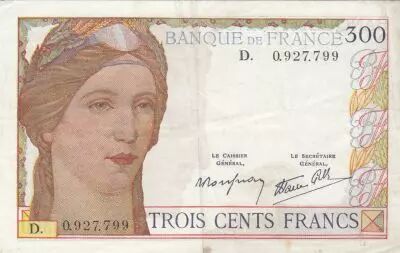 Francia 20 Francs - Blue - 06-10-1938 - Serial D.