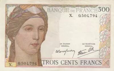 Francia 20 Francs - Blue - 06-10-1938 - Serial X.