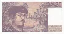 Francia 20 Francs - Debussy  - 1980 - Serial V.006
