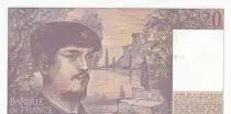 Francia 20 Francs - Debussy  - 1981 - Serial O.008