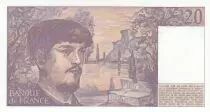 Francia 20 Francs - Debussy  - 1984 - Serial G.014