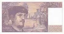 Francia 20 Francs - Debussy  - 1985 - Serial G.016