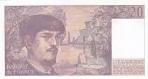 Francia 20 Francs - Debussy  - 1989 - Serial F.025