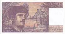 Francia 20 Francs - Debussy - 1980 - Serial A.001 - P.151