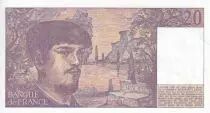 Francia 20 Francs - Debussy - 1980 - Serial A.001 - P.151