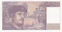 Francia 20 Francs - Debussy - 1980 - Serial A.001 - P.151