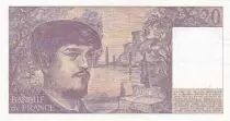 Francia 20 Francs - Debussy - 1980 - Serial D.006