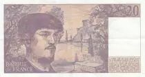 Francia 20 Francs - Debussy - 1980 - Serial Q.003 - P.151