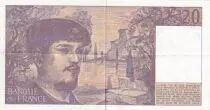 Francia 20 Francs - Debussy - 1980 - Serial S.005