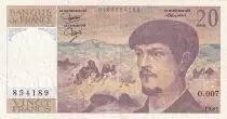 Francia 20 Francs - Debussy - 1981 - Serial 0.007