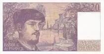 Francia 20 Francs - Debussy - 1981 - Serial E.008