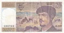 Francia 20 Francs - Debussy - 1981 - Serial R.008