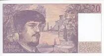 Francia 20 Francs - Debussy - 1981 - Serial Y.008 - P.151
