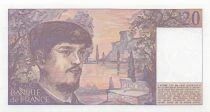 Francia 20 Francs - Debussy - 1983 - Serial D.010