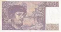 Francia 20 Francs - Debussy - 1983 - Serial L.010