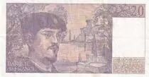 Francia 20 Francs - Debussy - 1985 - Serial E.015