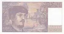 Francia 20 Francs - Debussy - 1986 - Serial W.016 - P.151