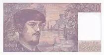Francia 20 Francs - Debussy - 1987 - Serial J.020 - P.151