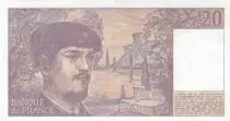 Francia 20 Francs - Debussy - 1987 - Serial L.020