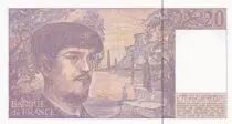 Francia 20 Francs - Debussy - 1987 - Serial X.019