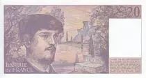 Francia 20 Francs - Debussy - 1987 - Serial Y.021 - P.151