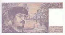 Francia 20 Francs - Debussy - 1987 - Serial Y.021 - P.151