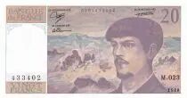 Francia 20 Francs - Debussy - 1988 - Serial M.023