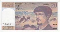 Francia 20 Francs - Debussy - 1988 - Serial Y.023