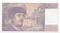 Francia 20 Francs - Debussy - 1989 - Serial J.024