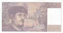 Francia 20 Francs - Debussy - 1989 - Serial P.024