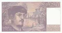Francia 20 Francs - Debussy - 1989 - Serial T.025
