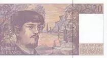 Francia 20 Francs - Debussy - 1990 - Serial A.028 - P.151