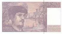 Francia 20 Francs - Debussy - 1990 - Serial H.027
