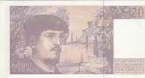 Francia 20 Francs - Debussy - 1990 - S&eacute;rie M.030 - Faute