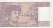 Francia 20 Francs - Debussy - 1991 - Serial R.032 - Faute