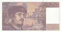 Francia 20 Francs - Debussy - 1993 - Serial Q.038