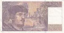Francia 20 Francs - Debussy - 1993 - Serial W.039