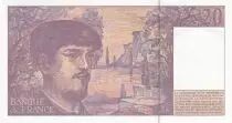 Francia 20 Francs - Debussy - 1995 - Serial F.049 - P.151