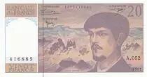 Francia 20 Francs - Debussy - 1997 - Serial A.052