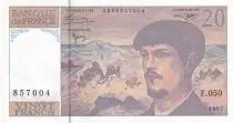 Francia 20 Francs - Debussy - 1997 - Serial F.050 - P.151